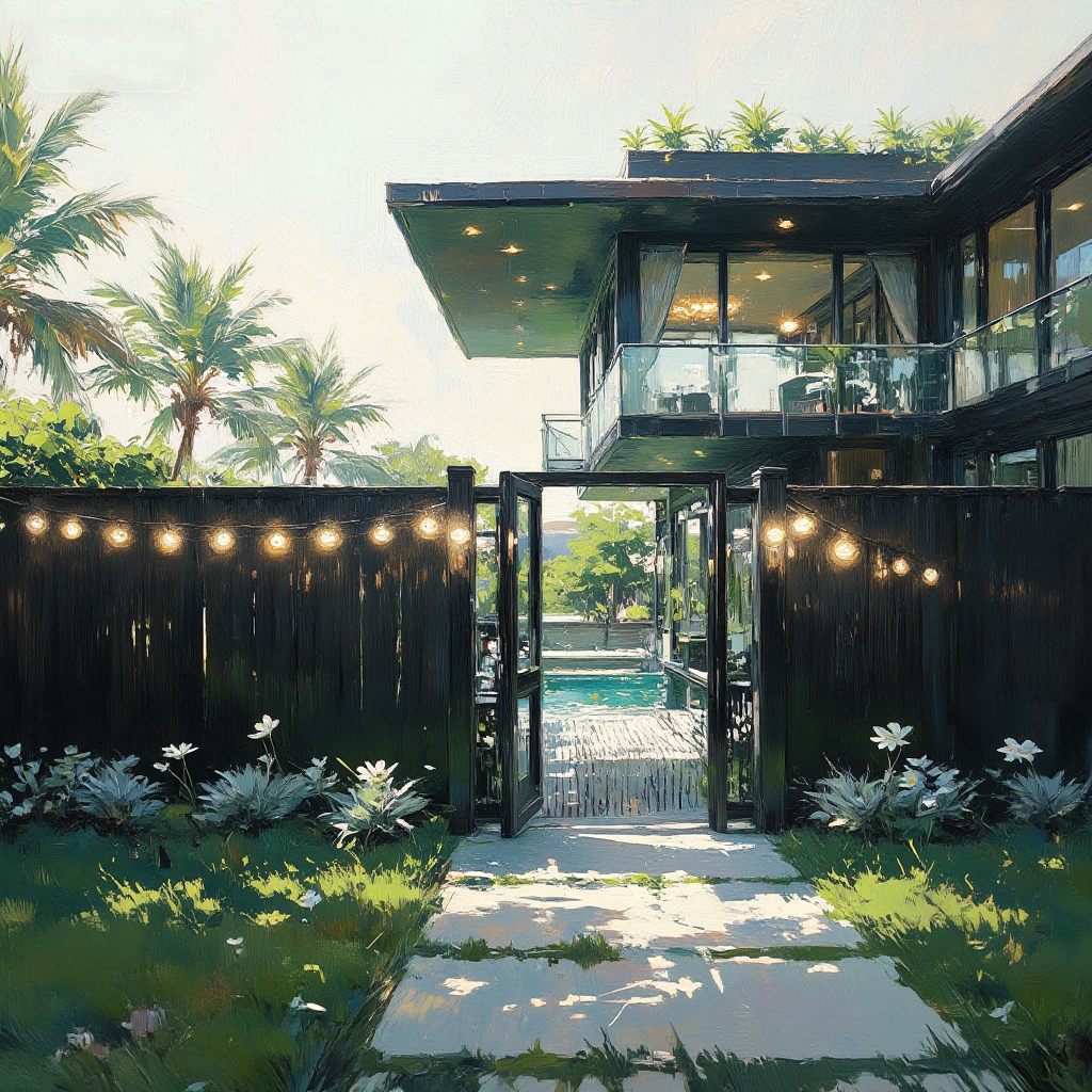 The Mansion of My Dreams, Captured by My Brush