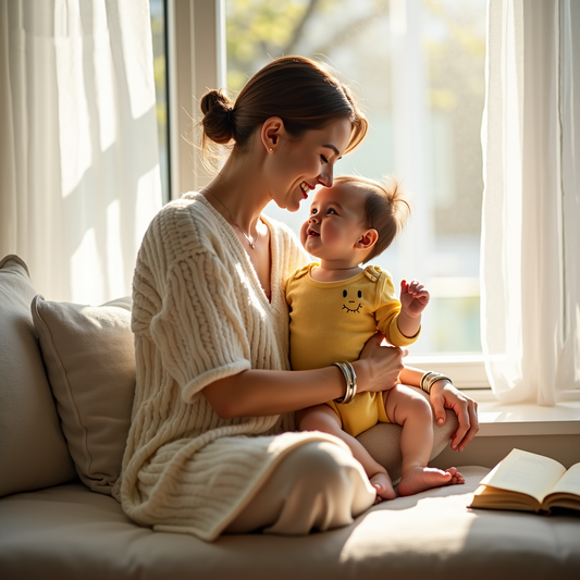 A Mother's Embrace: An Oil Painting Tribute