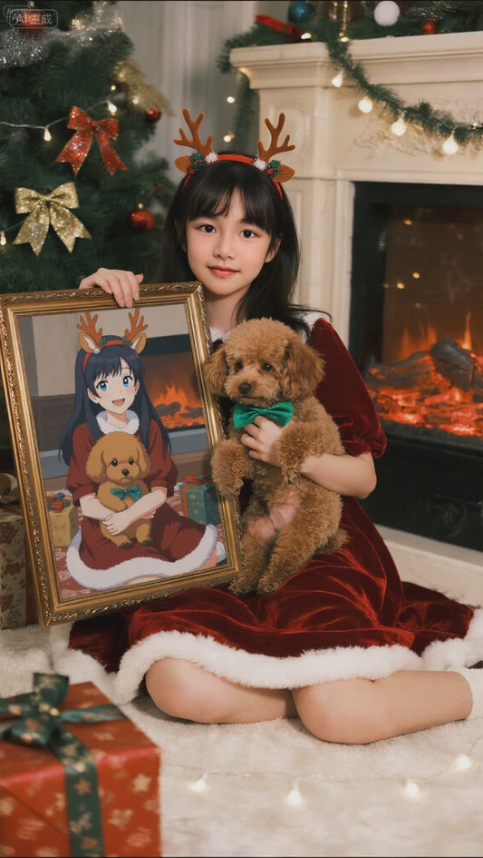 Capture Heartwarming Moments with You and Your Pet in AI Art!